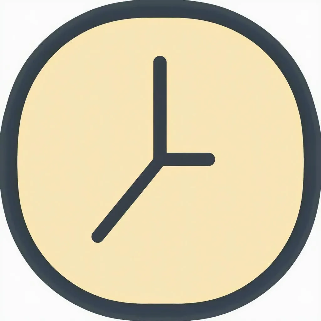 Ícono de reloj cerrado